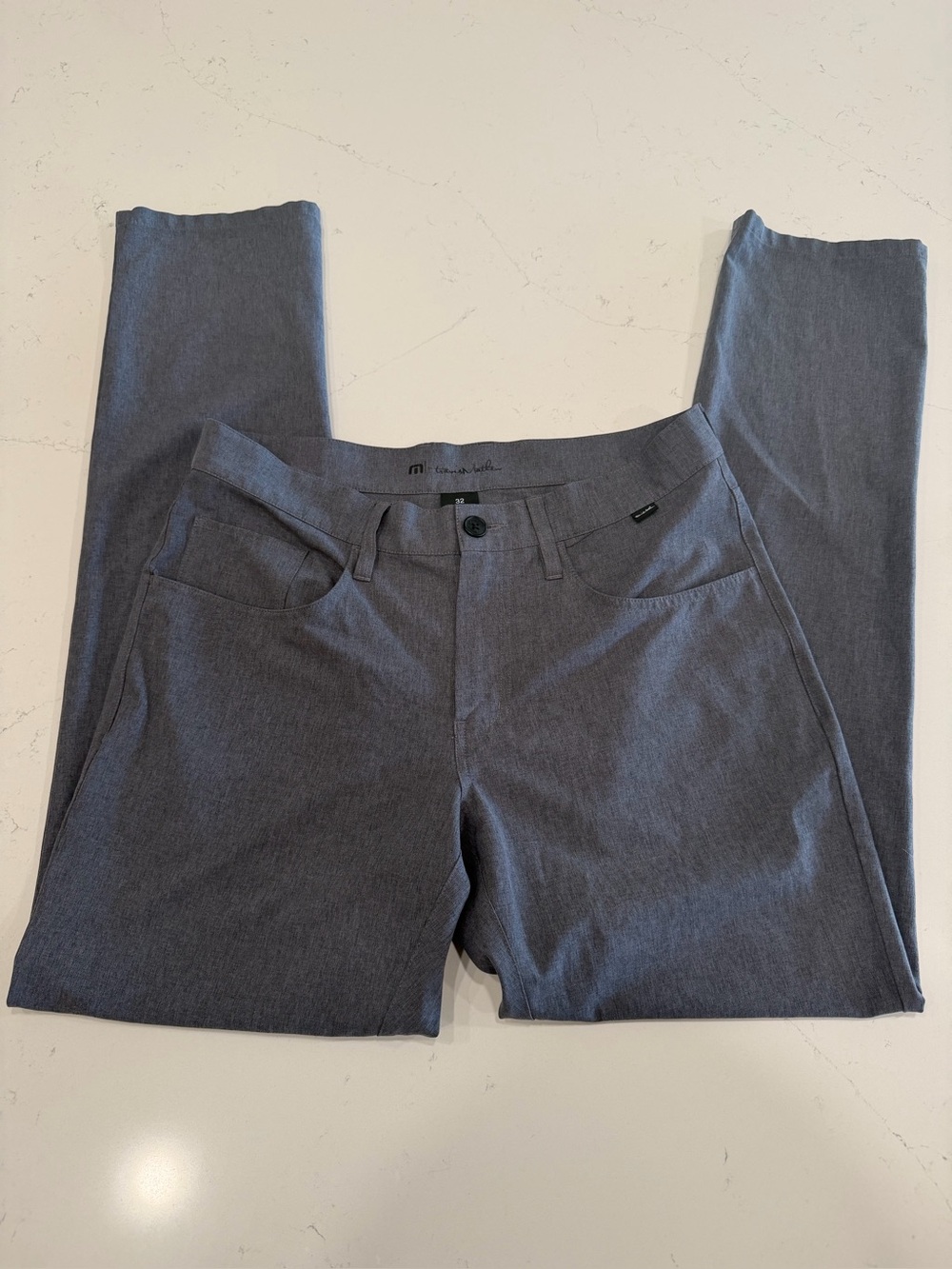 Travis Mathew Men's Gray Open To Close 2.0 Pant - 32